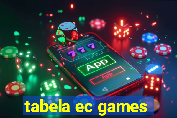 tabela ec games